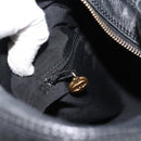 CHANEL Shoulder Bag Calf Skin Black CC Auth ep14908SAV-21