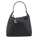 CHANEL Shoulder Bag Calf Skin Black CC Auth ep14908SAV-13
