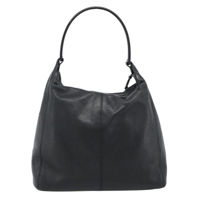 CHANEL Shoulder Bag Calf Skin Black CC Auth ep14908SAV - 0