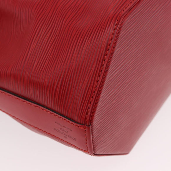LOUIS VUITTON Epi Sac Depaule GM Shoulder Bag Red M80197 LV Auth ep14911A