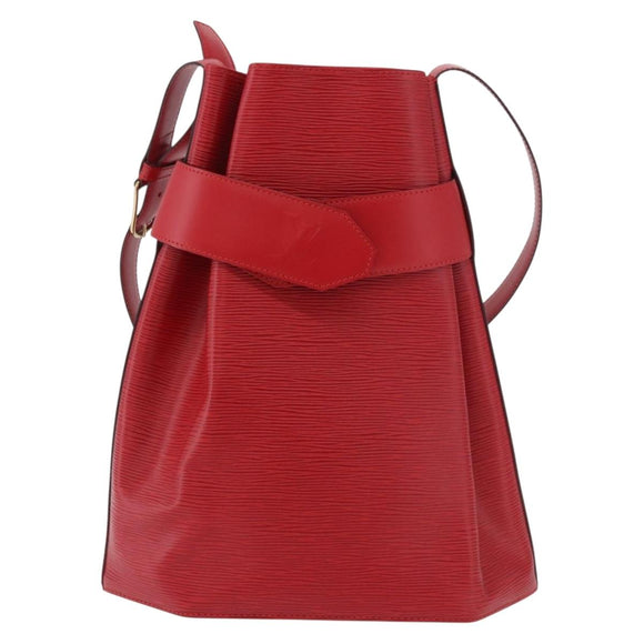 LOUIS VUITTON Epi Sac Depaule GM Shoulder Bag Red M80197 LV Auth ep14911A