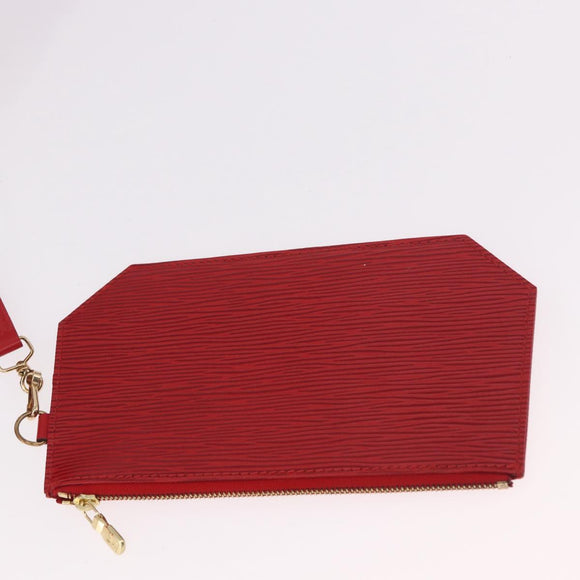 LOUIS VUITTON Epi Sac Depaule GM Shoulder Bag Red M80197 LV Auth ep14911A