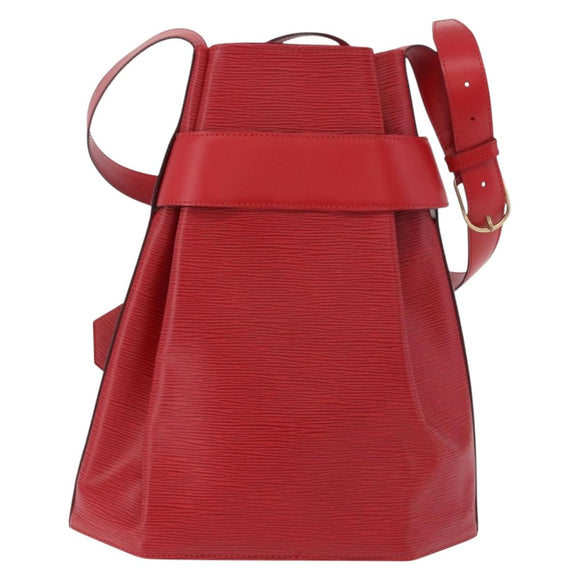 LOUIS VUITTON Epi Sac Depaule GM Shoulder Bag Red M80197 LV Auth ep14911A