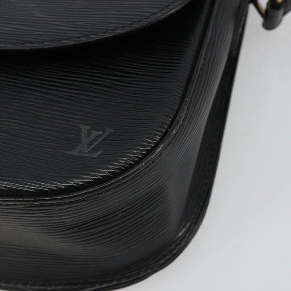 LOUIS VUITTON Epi Saint Cloud GM Shoulder Bag Black Noir M52192 LV Auth ep14912