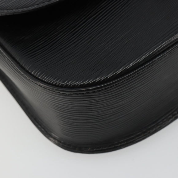 LOUIS VUITTON Epi Saint Cloud GM Shoulder Bag Black Noir M52192 LV Auth ep14912