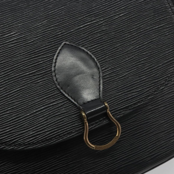 LOUIS VUITTON Epi Saint Cloud GM Shoulder Bag Black Noir M52192 LV Auth ep14912