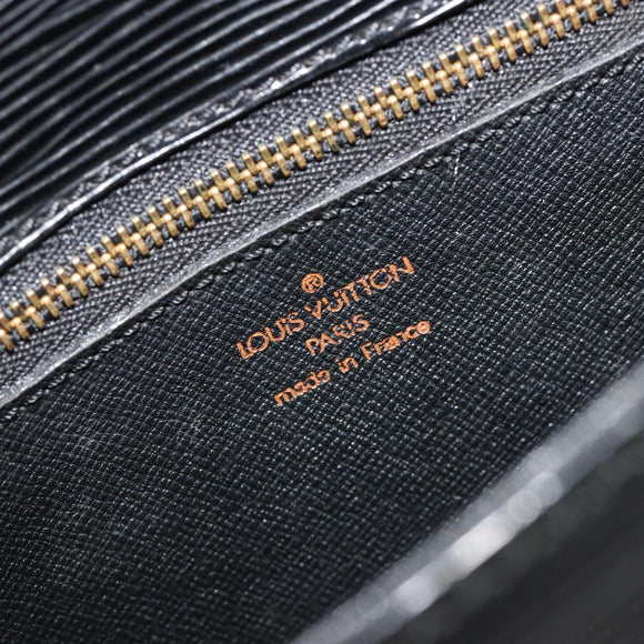 LOUIS VUITTON Epi Saint Cloud GM Shoulder Bag Black Noir M52192 LV Auth ep14912