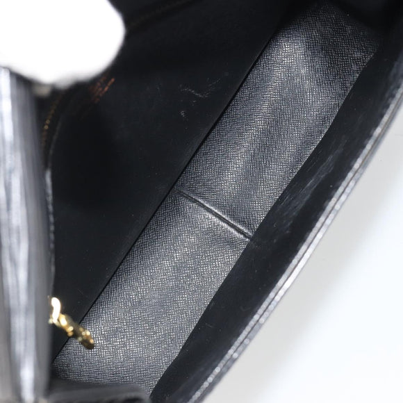 LOUIS VUITTON Epi Saint Cloud GM Shoulder Bag Black Noir M52192 LV Auth ep14912