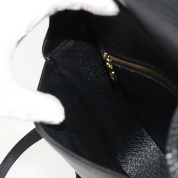 LOUIS VUITTON Epi Saint Cloud GM Shoulder Bag Black Noir M52192 LV Auth ep14912