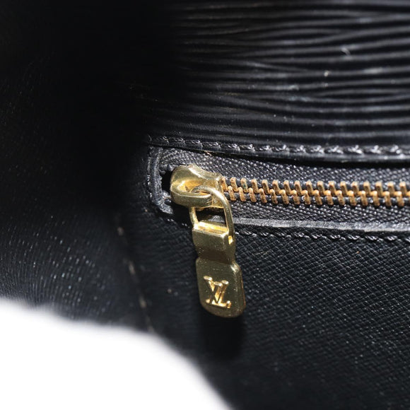 LOUIS VUITTON Epi Saint Cloud GM Shoulder Bag Black Noir M52192 LV Auth ep14912