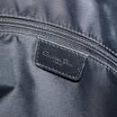 Christian Dior Trotter Canvas Schoudertas Marine Zilver Auth ep14914A-18