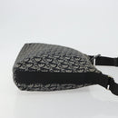 Christian Dior Trotter Canvas Schoudertas Marine Zilver Auth ep14914A-3