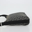 Christian Dior Trotter Canvas Schoudertas Marine Zilver Auth ep14914A-4