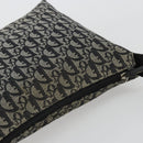 Christian Dior Trotter Canvas Schoudertas Marine Zilver Auth ep14914A-7