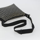 Christian Dior Trotter Canvas Schoudertas Marine Zilver Auth ep14914A-8