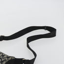Christian Dior Trotter Canvas Schoudertas Marine Zilver Auth ep14914A-9
