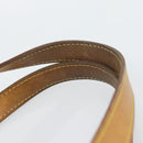 LOUIS VUITTON Monogram Vernis Houston Hand Bag Beige M91004 LV Auth ep14915-9