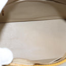 LOUIS VUITTON Monogram Vernis Houston Hand Bag Beige M91004 LV Auth ep14915-11