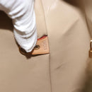LOUIS VUITTON Monogram Vernis Houston Hand Bag Beige M91004 LV Auth ep14915-12