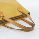 LOUIS VUITTON Monogram Vernis Houston Hand Bag Beige M91004 LV Auth ep14915-8