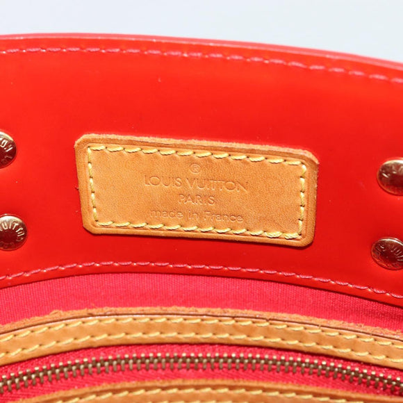 LOUIS VUITTON Monogram Vernis Reade PM Hand Bag Red Rouge M91088 LV Auth ep14916