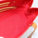 LOUIS VUITTON Monogram Vernis Reade PM Hand Bag Red Rouge M91088 LV Auth ep14916-17