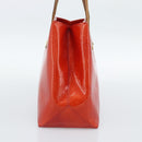 LOUIS VUITTON Monogram Vernis Reade PM Hand Bag Red Rouge M91088 LV Auth ep14916-4