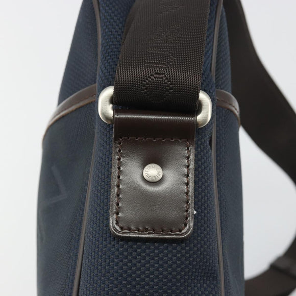 LOUIS VUITTON Damier Geant Citadan NM Shoulder Bag Navy N41437 LV Auth ep14919V