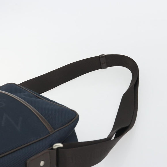 LOUIS VUITTON Damier Geant Citadan NM Shoulder Bag Navy N41437 LV Auth ep14919V