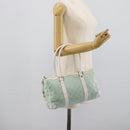 GUCCI GG Canvas Hand Bag Light Blue Gold 000 0851 Auth ep14922-24