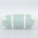 GUCCI GG Canvas Hand Bag Light Blue Gold 000 0851 Auth ep14922-5