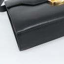 GUCCI Shoulder Bag Leather Black Gold 004 33 0450 Auth ep14923-14