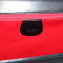 GUCCI Shoulder Bag Leather Black Gold 004 33 0450 Auth ep14923-18