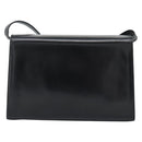 GUCCI Shoulder Bag Leather Black Gold 004 33 0450 Auth ep14923-2