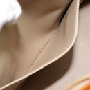 LOUIS VUITTON Monogram Vernis Houston Hand Bag Beige M91004 LV Auth ep14929A-22