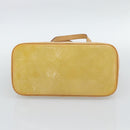 LOUIS VUITTON Monogram Vernis Houston Hand Bag Beige M91004 LV Auth ep14929A-5