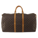 LOUIS VUITTON Monogram Keepall Bandouliere 60 Boston Bag M41412 LV Auth ep14932-2