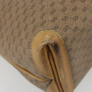 GUCCI Micro GG Supreme Tote Bag PVC Beige Gold 02 39 4868 Auth ep14936-13