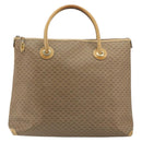 GUCCI Micro GG Supreme Tote Bag PVC Beige Gold 02 39 4868 Auth ep14936-2