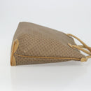 GUCCI Micro GG Supreme Tote Bag PVC Beige Gold 02 39 4868 Auth ep14936-4
