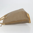 GUCCI Micro GG Supreme Tote Bag PVC Beige Gold 02 39 4868 Auth ep14936-5