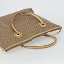 GUCCI Micro GG Supreme Tote Bag PVC Beige Gold 02 39 4868 Auth ep14936-6