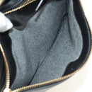 CELINE Trio Shoulder Bag Leather Black Gold Auth ep14940V-17