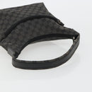 GUCCI GG Canvas Hand Bag Black Silver 001 3386 Auth ep14941-7