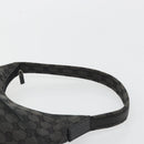 GUCCI GG Canvas Hand Bag Black Silver 001 3386 Auth ep14941-8
