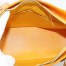 LOUIS VUITTON Monogram Vernis Houston Handtas Jaune M91121 LV Auth ep14944-11