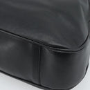 GUCCI Bamboo Hand Bag Leather 2way Black Gold 001 2058 1577 Auth ep14945-17