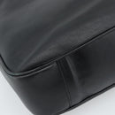 GUCCI Bamboo Hand Bag Leather 2way Black Gold 001 2058 1577 Auth ep14945-10