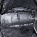 GUCCI Bamboo Hand Bag Leather 2way Black Gold 001 2058 1577 Auth ep14945-11