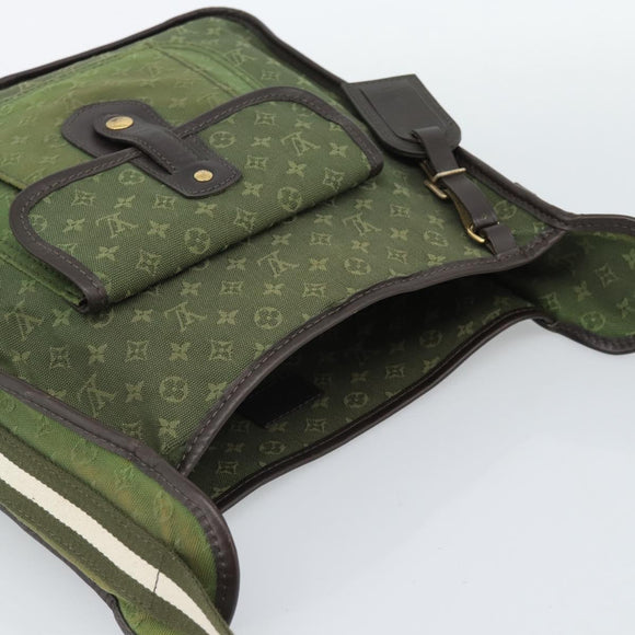 LOUIS VUITTON Monogram Mini Besace Mary Kate Bag TST Khaki M92322 Auth ep14948
